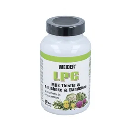 WEIDER Lpc Protector Hepatico 90 Cápsulas con Cardo Mariano, Diente de León y Alcachofa