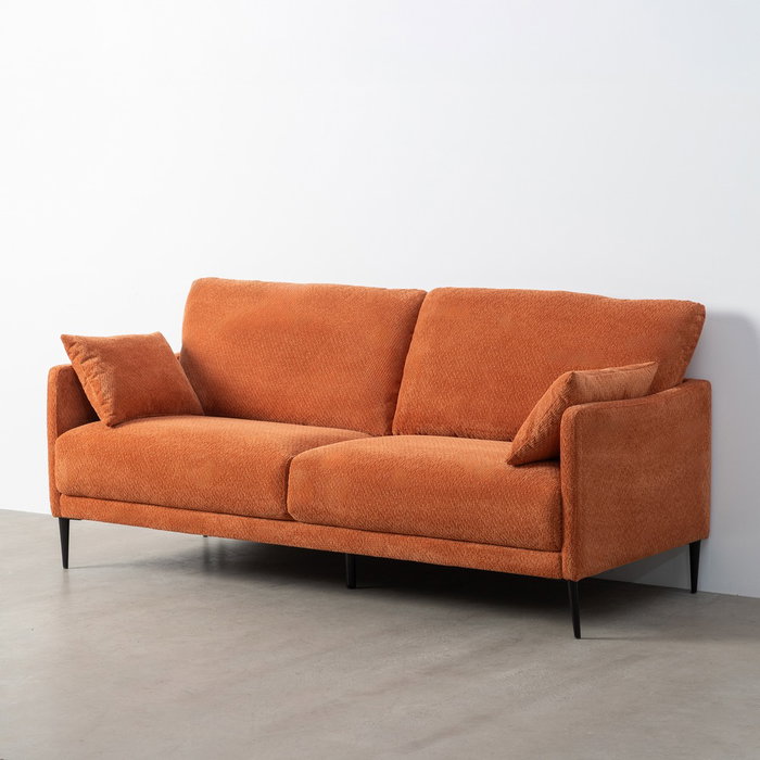 Sofá Terracota Tejido Salón 191 X 80 X 88 cm