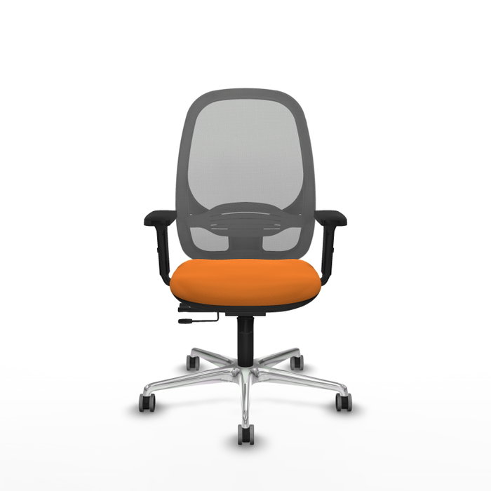 PIQUERAS Y CRESPO Silla de oficina Cilanco Naranja y Gris PIQUERAS Y CRESPO Silla de oficina Cilanco Naranja y Gris