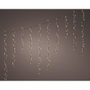 Lumineo Cortina LED Compact para Exterior, Blanca Cálida/Multicolor, 375x60 cm, 256 LEDs, IP44, 8 Funciones, Interconectable