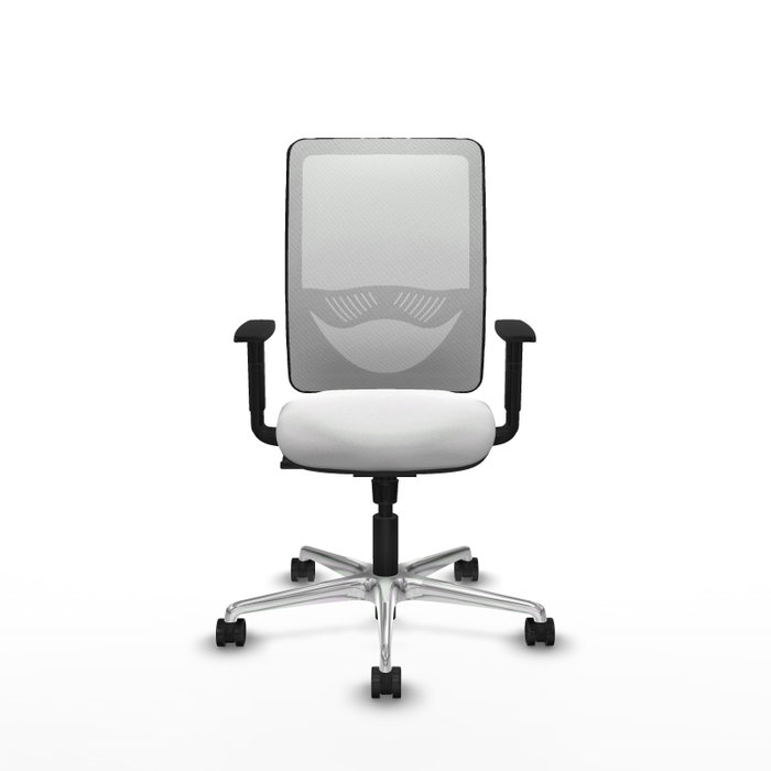 PIQUERAS Y CRESPO Silla de oficina Zulema con Mecanismo Sincro y Tela Blanca PIQUERAS Y CRESPO Silla de oficina Zulema con Mecanismo Sincro y Tela Blanca