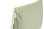 DKD Home Decor Cojín de Algodón con Flecos y Rayas Verde 50x30 cm (Pack de 2)