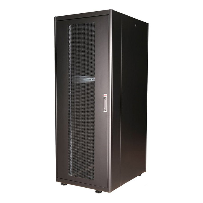 ROLINE Rack de Servidor Bastidor Independiente 42U 19 Pulgadas 800x1000x2010 mm Negro Perforado 600 kg de Carga max. Rieles, Patas Ajustables