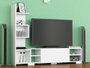 Hanah Home Mueble TV Blanco 160x120 cm