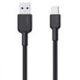 Aukey CB-NAC1 Cable USB-C a USB-C de 60W, 1m, Nylon, Negro