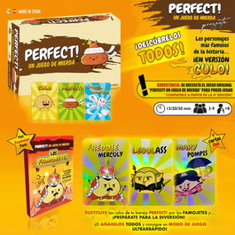 PINK SOUBA Pack Perfect! Un Juego de Mierda + Expansión Los Famojetes
