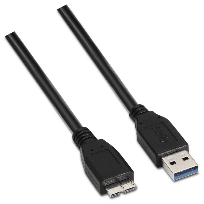 Aisens Cable USB 3.2 Gen 1 (3.1 Gen 1) A a Micro-USB B, 2m, Negro