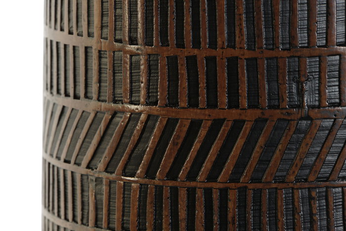 DKD Home Decor Jarrón de Resina Marrón 48x20x20 cm
