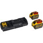 DeWalt DCB132T2-QW Kit de Inicio con 2 Baterías XR FLEXVOLT 54 V y Cargador Doble