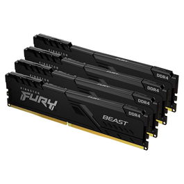 Kingston FURY Beast 64GB (4x16GB) DDR4 3600MHz CL18 DIMM Kit para PC