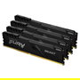 Kingston FURY Beast 64GB (4x16GB) 3600MHz DDR4 CL18 DIMM Kit - Memoria RAM para PC, Negro