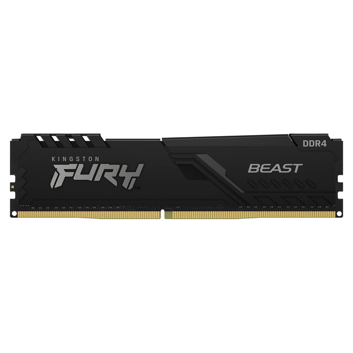 Kingston FURY Beast 64GB (4x16GB) 3600MHz DDR4 CL18 DIMM Kit - Memoria RAM para PC, Negro