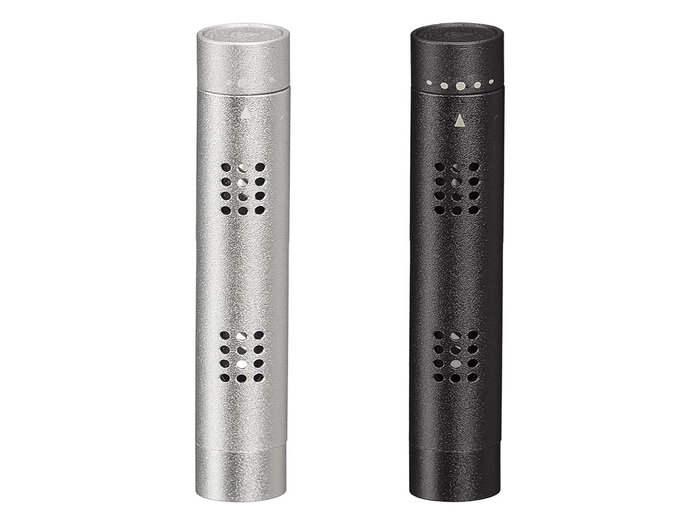 Acorde Ambientador de Coche con 3 Recambios de Colonia Surtidos - Aluminio, Plata/Negro, Dimensiones: 8 x 4 x 1.4 cm (Set de 24)