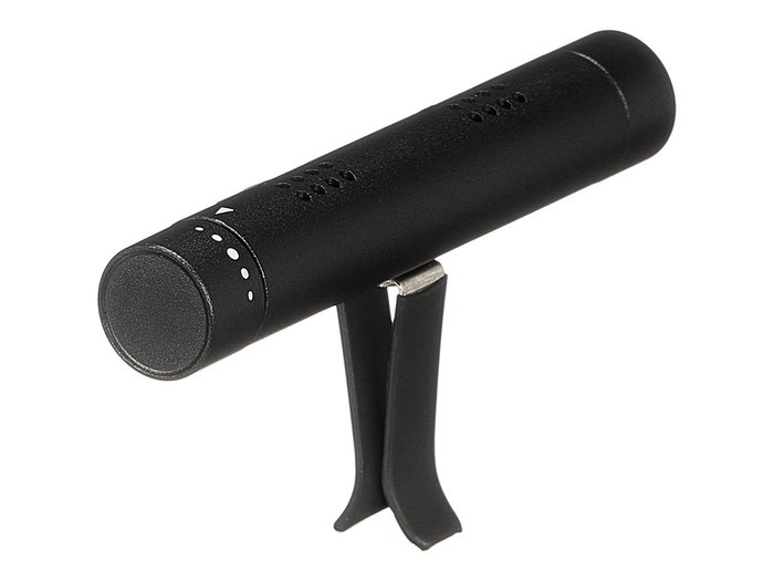 Acorde Ambientador de Coche con 3 Recambios de Colonia Surtidos - Aluminio, Plata/Negro, Dimensiones: 8 x 4 x 1.4 cm (Set de 24)