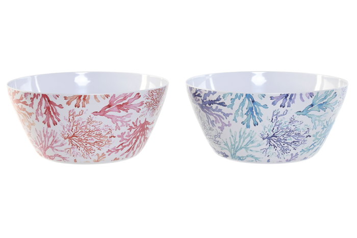 DKD Home Decor Ensaladera Melamina Corales Surtida 25x25x12 cm (Pack de 2)</html> DKD Home Decor Ensaladera Melamina Corales Surtida 25x25x12 cm (Pack de 2)</html>