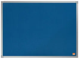 Nobo Tablero de anuncios de fieltro azul 600x450 mm con marco de aluminio