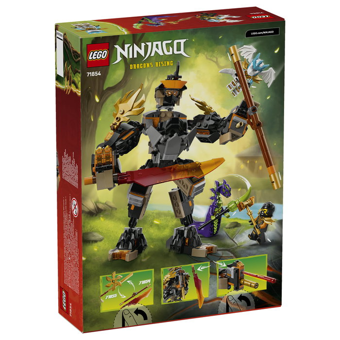 LEGO NINJAGO Meca de Misión de Cole y Zane Dragón 71854