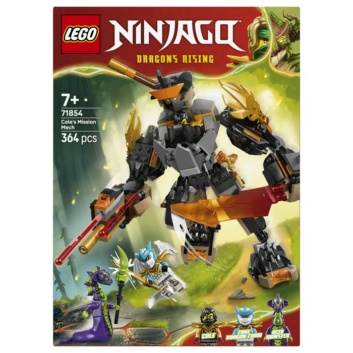 LEGO NINJAGO Meca de Misión de Cole y Zane Dragón 71854