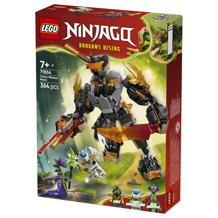LEGO NINJAGO Meca de Misión de Cole y Zane Dragón 71854