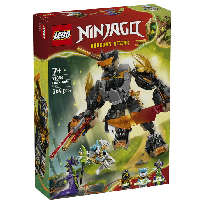 LEGO NINJAGO Meca de Misión de Cole y Zane Dragón 71854