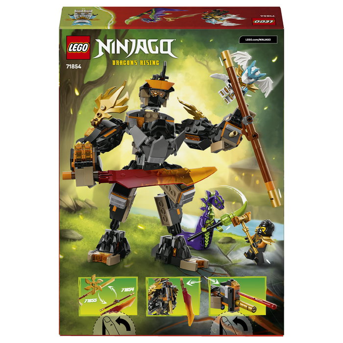 LEGO NINJAGO Meca de Misión de Cole y Zane Dragón 71854