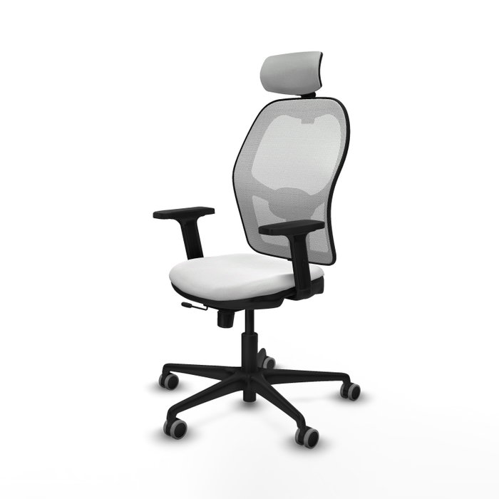 PIQUERAS Y CRESPO Silla de oficina Jorquera Blanca con Mecanismo Sincro/Traslack PIQUERAS Y CRESPO Silla de oficina Jorquera Blanca con Mecanismo Sincro/Traslack