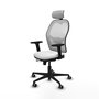 PIQUERAS Y CRESPO Silla de oficina Jorquera Blanca con Mecanismo Sincro/Traslack