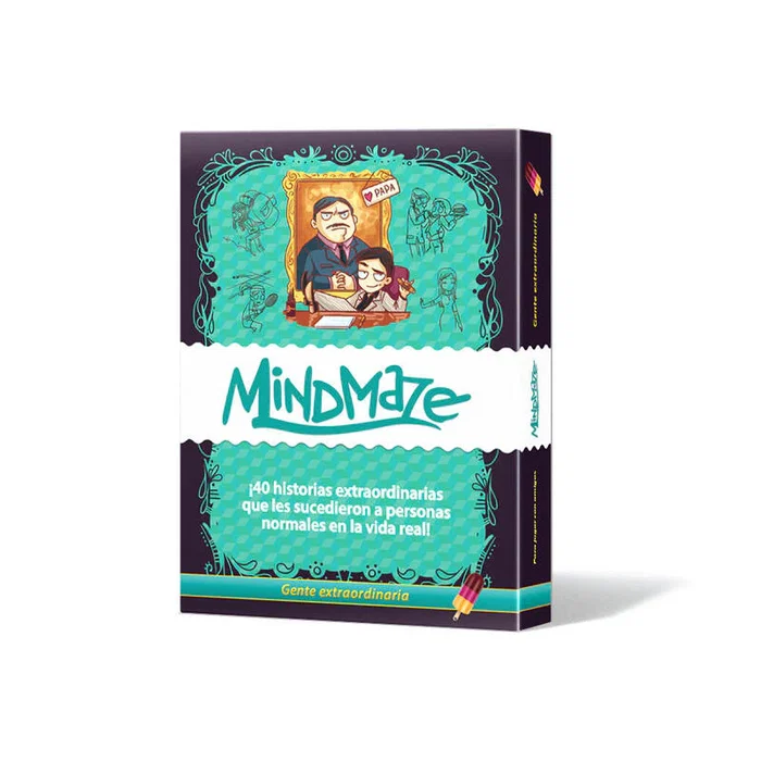 Edge Entertainment Mind Maze: Gente Extraordinaria - Juego de Cartas de Deducción y Enigmas para Grupos (2+ Jugadores, 14+ años) en Español