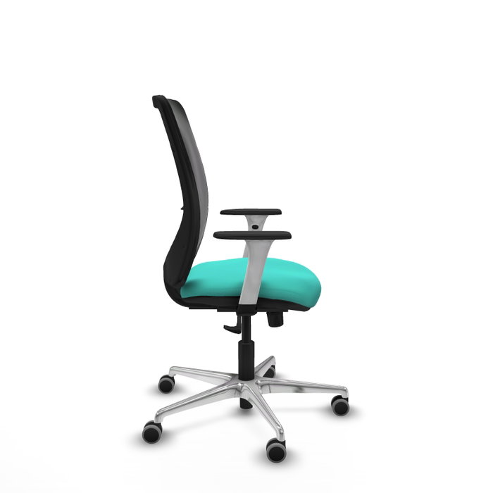 PIQUERAS Y CRESPO Silla de oficina Zulema con mecanismo Sincro, Turquesa y Negro PIQUERAS Y CRESPO Silla de oficina Zulema con mecanismo Sincro, Turquesa y Negro