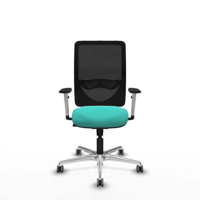 PIQUERAS Y CRESPO Silla de oficina Zulema con mecanismo Sincro, Turquesa y Negro PIQUERAS Y CRESPO Silla de oficina Zulema con mecanismo Sincro, Turquesa y Negro