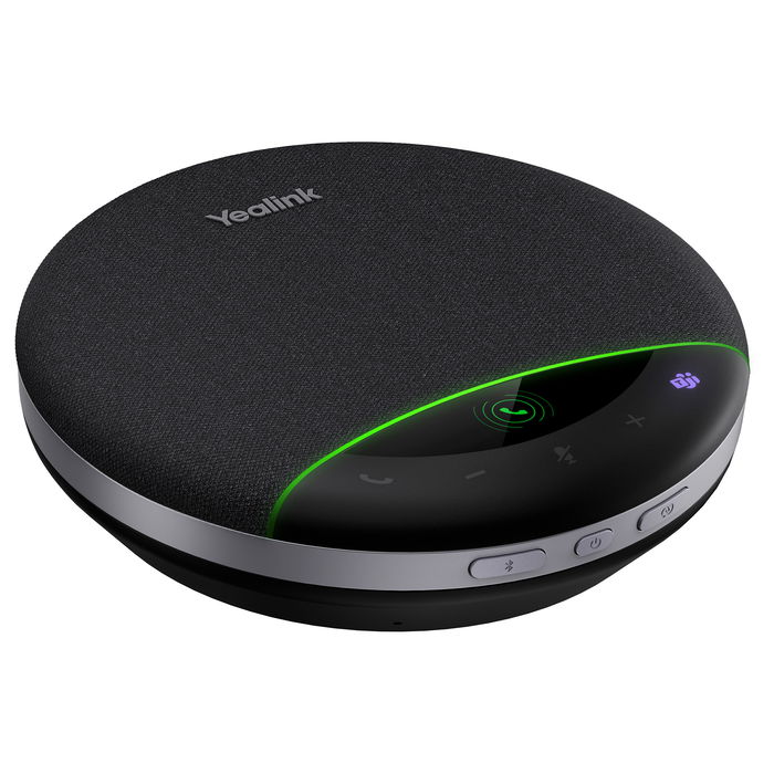 Yealink SP96 USB-C/A Altavoz de conferencia Bluetooth 5.3 universal con 6 micrófonos, pantalla, batería recargable de 26h y botón Microsoft Teams, Negro Yealink SP96 USB-C/A Altavoz de conferencia Bluetooth 5.3 universal con 6 micrófonos, pantalla, batería recargable de 26h y botón Microsoft Teams, Negro