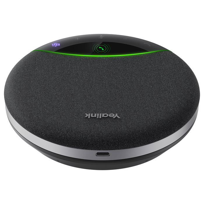 Yealink SP96 USB-C/A Altavoz de conferencia Bluetooth 5.3 universal con 6 micrófonos, pantalla, batería recargable de 26h y botón Microsoft Teams, Negro Yealink SP96 USB-C/A Altavoz de conferencia Bluetooth 5.3 universal con 6 micrófonos, pantalla, batería recargable de 26h y botón Microsoft Teams, Negro