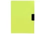 Liderpapel Carpeta Dossier Pinza Lateral Polipropileno DIN A4 Amarillo Fluor Opaco