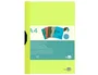 Liderpapel Carpeta Dossier Pinza Lateral Polipropileno DIN A4 Amarillo Fluor Opaco