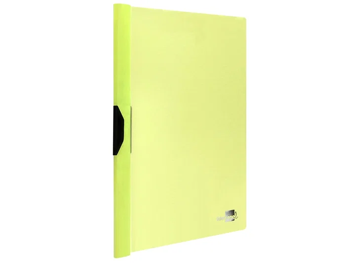 Liderpapel Carpeta Dossier Pinza Lateral Polipropileno DIN A4 Amarillo Fluor Opaco Liderpapel Carpeta Dossier Pinza Lateral Polipropileno DIN A4 Amarillo Fluor Opaco