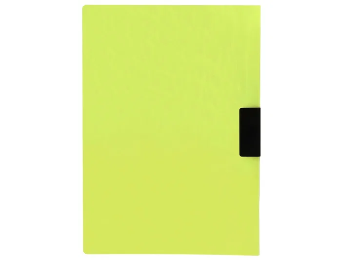 Liderpapel Carpeta Dossier Pinza Lateral Polipropileno DIN A4 Amarillo Fluor Opaco Liderpapel Carpeta Dossier Pinza Lateral Polipropileno DIN A4 Amarillo Fluor Opaco