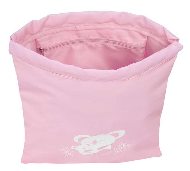 Bolsa Mochila con Cuerdas Safta Koala Rosa 26 x 34 x 1 cm