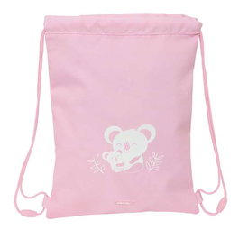 Bolsa Mochila con Cuerdas Safta Koala Rosa 26 x 34 x 1 cm