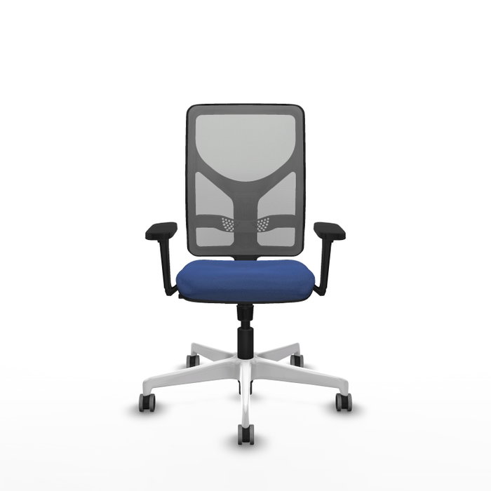 PIQUERAS Y CRESPO Silla de oficina Motilla con mecanismo Sincro, Azul marino y Gris PIQUERAS Y CRESPO Silla de oficina Motilla con mecanismo Sincro, Azul marino y Gris