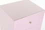 DKD Home Decor Mesita de Noche Moderna Rosa Palo 42 x 65 x 52 cm con 2 Cajones
