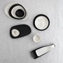 Bandeja Redonda Porcelana Fosil Bidasoa 31,4x31,2x4 cm