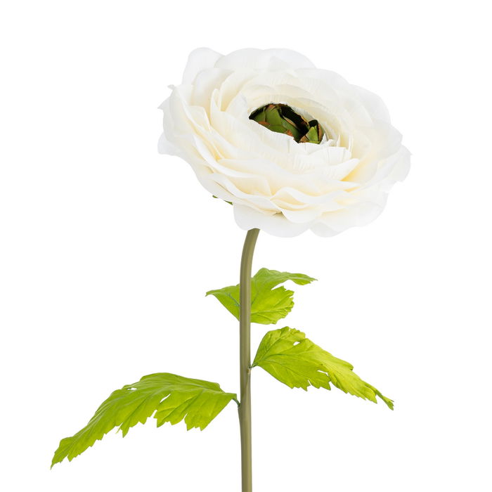 Flor Anémona Blanco Artificial 30 X 30 X 115 cm (Set de 2)