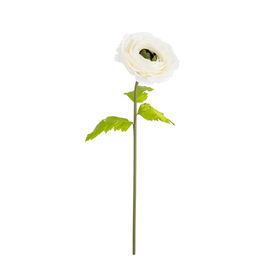 Flor Anémona Blanco Artificial 30 X 30 X 115 cm (Set de 2)