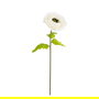 Flor Anémona Blanco Artificial 30 X 30 X 115 cm (Set de 2)