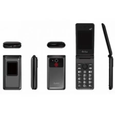 Qubo Teléfono Móvil X-28 4G para Personas Mayores Negro Qubo Teléfono Móvil X-28 4G para Personas Mayores Negro