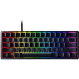 Razer Teclado Huntsman Mini Purple Switch (Español) RZ03-03392900-R311 - Teclado Mecánico Compacto 60% con Switches Ópticos Razer, Retroiluminación RGB, Diseño Portátil para Gaming