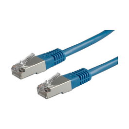 VALUE Patchkabel Cat.6 Class E S/FTP PiMF Azul 3m