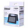 Edm Aplique solar con sensor color negro, 2 W
