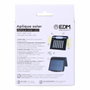 Edm Aplique solar con sensor color negro, 2 W