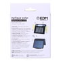 Edm Aplique Solar con Sensor Negro 2W 220 Lm 6500K IP44